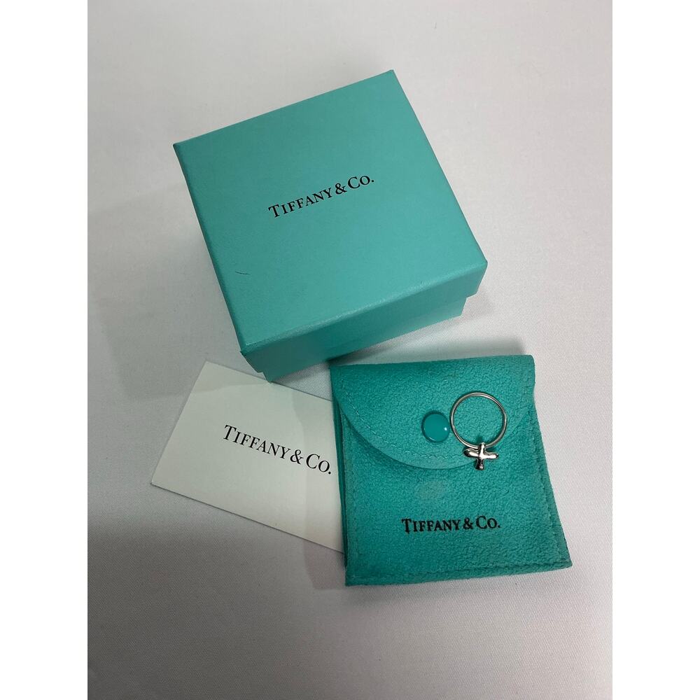 Vintage Tiffany & Co. 925 Cross Bird Floating Ring